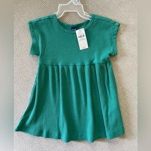 Ribbed Green Dress (6-12 mo)